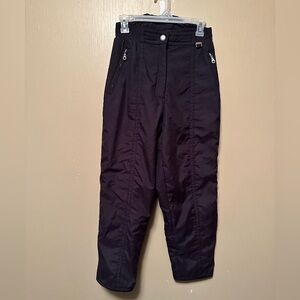 OSSI Skiwear Size 10 Black Snowboarding Ski Pants